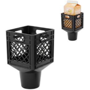 موسع حامل أكواب السيارة بنصف جالون - محول كلاسيكي على شكل صندوق حليب للكرتون المربع، إدراج آمن مضاد للانسكاب للعصير والحليب والقهوة المثلجة، منظم داخلي عالي التحمل لسيارات الدفع الرباعي والشاحنات in Kuwait