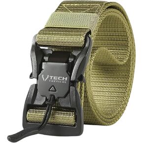 VTech Tactical Belt For Men - Adjustable Nylon Riggers Belt With Quick Release Magnetic Buckle, 1.5" Heavy Duty Work Belt in Saudi Arabia