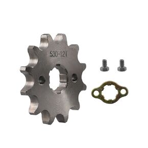 12T Teeth 20mm 530 Chain Front Sprocket Cog for 150cc-350cc Motorcycle ATV Dirt Pit Bike Go Kart in Kuwait