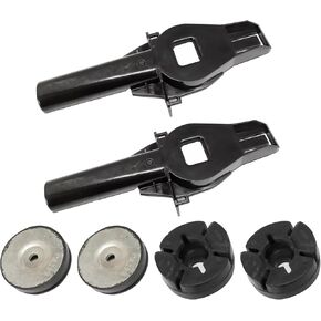 2 مجموعة حامل دعامة تثبيت أساسي للمبرد لسيارة Audi A4/S4/A5 Quattro (2009-2016) | يستبدل 8K0121268A 8K0805201#4H0121268 in Kuwait