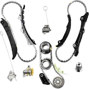 3.6 Dodge Timing Chain Kit W/Tensioner 5184392AF Compatible With 2011-2017 Dodge Ram Chrysler Jeep Maserati 3.6L 3.0 Replace# 5047891AA Kit De Cadena De Tiempo De in Kuwait
