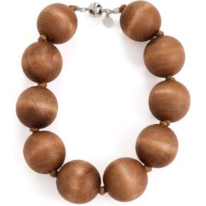 قلادة Arlo الخشبية كبيرة الحجم للنساء من LELET NY in Kuwait