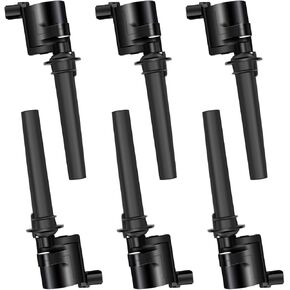 MAS Set of 6 Ignition Coils Pack Compatible with Ford Escape Taurus Five Hundred Free Style Mazda Tribute Mercury Mariner Sable 3.0L V6 Replacement for DG500 FD502 DG513 C1458 5C1449 in Kuwait