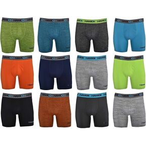 TONY HAWK Mens Performance Underwear - 3-Pack Stretch Performance Boxer Briefs Training Breathable Athletic Fit No Fly in Kuwait