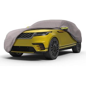 أغطية جلد مانعة للتسرب، غطاء سيارات الدفع الرباعي عالي التحمل، قماش PEVA مقاوم للماء مع طبقة قطنية، أشرطة مقاومة للرياح، حماية من الأشعة فوق البنفسجية، مقاسات عالمية (201 بوصة - 206 بوصة طول × 75 بوصة ارتفاع) in Kuwait