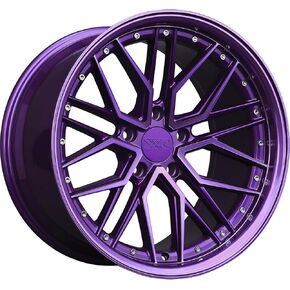 Xxr 571 20x9 5x114.3 35et عجلة أرجوانية مقطوعة بالألماس in Kuwait