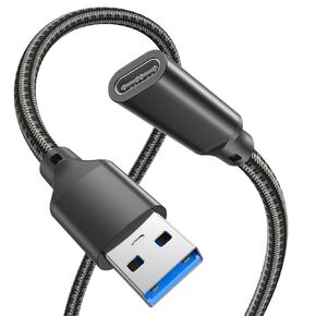 كابل USB 3.0 إلى Micro B بطول 6 أقدام 2 حزمة، سلك USB من النوع A إلى Micro B ذكر إلى ذكر مع موصل مطلي بالذهب متوافق مع القرص الصلب وSamsung Galaxy S5 وNote 3 والكاميرا والمزيد in Kuwait