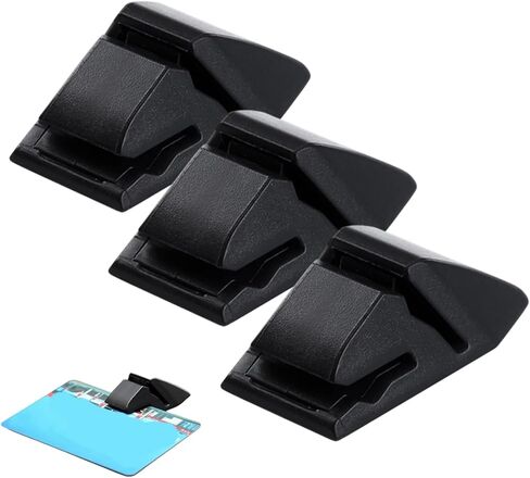 3Pcs Fuel Card Holder Universal Car Notepad Holder Parking Ticket Clip Vehicle Dashboard Clip for Vehicle Organization and Road Trip Use in Saudi Arabia