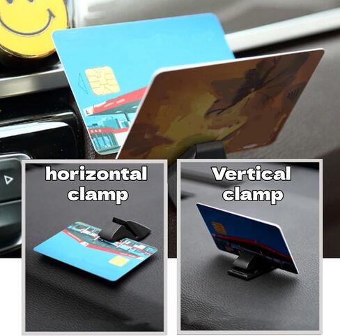 3Pcs Fuel Card Holder Universal Car Notepad Holder Parking Ticket Clip Vehicle Dashboard Clip for Vehicle Organization and Road Trip Use in Saudi Arabia
