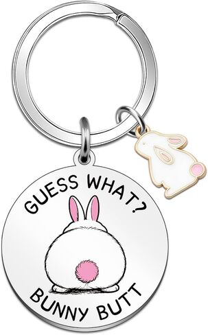 Bunny Keychain Bunny Gifts for Women Easter Basket Stuffers Easter Bunnies Keychain for Teen Girls Funny Bunnies Stuff Accessories in Saudi Arabia