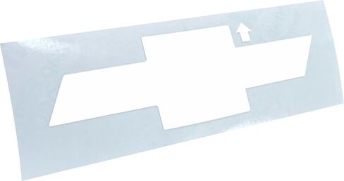 Rear Bowtie Emblem Overlay Decal - Fits 2010-2013 Camaro LS, LT, RS, SS - (Color: Gloss Black) in Saudi Arabia