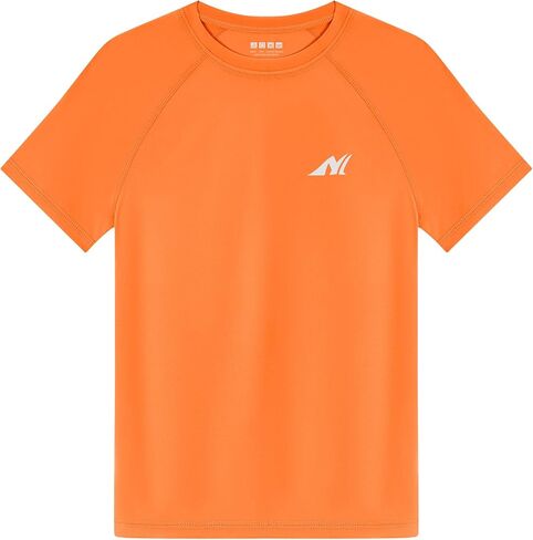 Boys UPF 50+ Swim Shirt Short Sleeve UV Sun Protection Rash Guard Youth Kids SPF Water Shirts for Beach Surf Bathing in Saudi Arabia