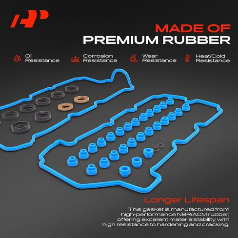 A-Premium Engine Valve Cover Gasket Set Compatible with Ford Fusion 2006-2009 & Lincoln Zephyr 2006-2006 & Mercury Milan 2006-2009, 3.0L in Saudi Arabia