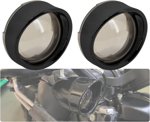 Motorcycle Turn Signals Lens Cover Visor Bullet Light Fit for Harley Dyna Sportster Softail Touring Street Glide Road King 2000-2025 Turn Signals Light Covers Yellow in Saudi Arabia