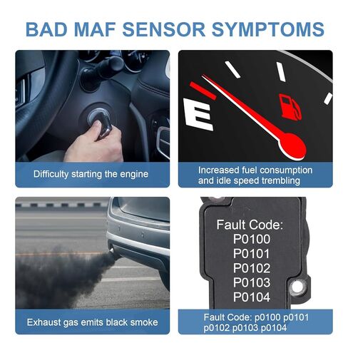 23256991 Mass Air Flow Sensor Replacement for Chevy Avalanche Silverado Suburban Tahoe Sierra Yukon XL 1500 2500 2009-2015, Replace 10393948 in Saudi Arabia