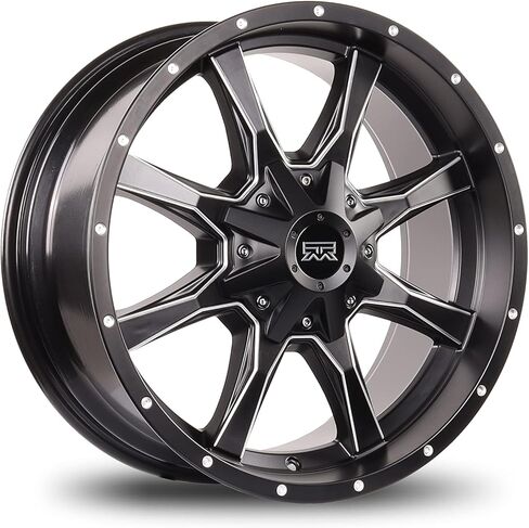 20x9 Mudder Trucker MT513 Breakover Blk/Mil 5x139.7/150 ET18 wheel/rim in Kuwait