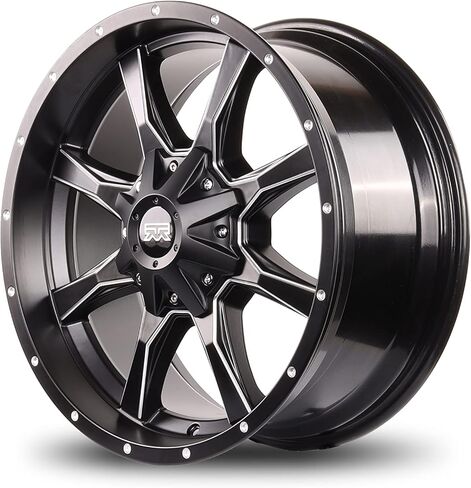 20x9 Mudder Trucker MT513 Breakover Blk/Mil 5x139.7/150 ET18 wheel/rim in Kuwait