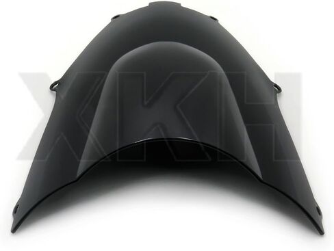 XKH- زجاج أمامي مزدوج الفقاعات متوافق مع Kawasaki Ninja ZX9R 2000-2005 أسود [B074V4F53Z] in Kuwait