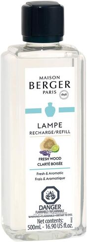 MAISON BERGER - Fresh Wood - Lampe Berger Fragrance Refill for Home Fragrance Oil Diffuser - 16.9 Fluid Ounces - 500 milliliters in Saudi Arabia