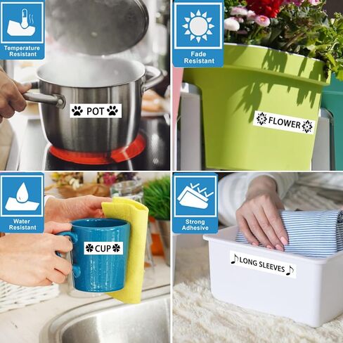 3-Pack Tz Tape 12mm 0.47 Laminated White Replace for Brother TZ 0.13-0.47 3.5-12mm Label Maker Refills TZe-231 TZe231, for P Touch PT-H100 PT-D210 PT1750 PT-1090, PT-D400, Black on White in Kuwait