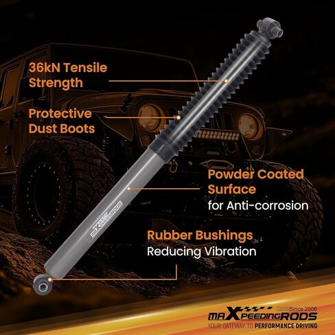 maXpeedingrods 0-1" Rear Shock Absorbers for Jeep Wrangler JL 4WD 2018-2024, G1 Version in Saudi Arabia