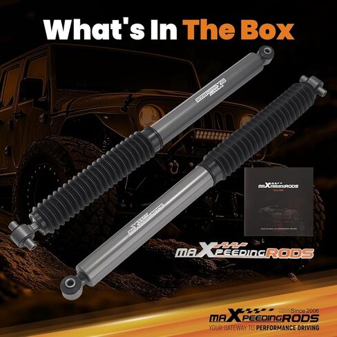 maXpeedingrods 0-1" Rear Shock Absorbers for Jeep Wrangler JL 4WD 2018-2024, G1 Version in Saudi Arabia