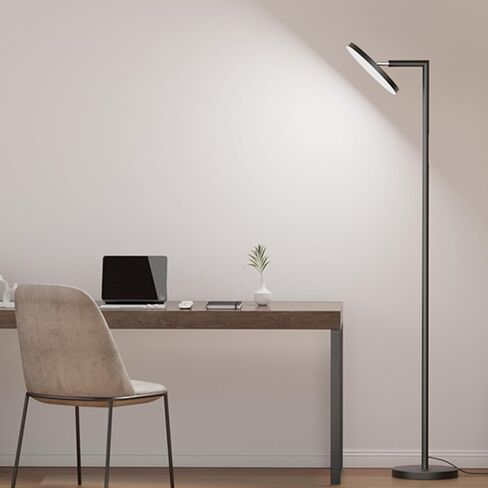 Upgraded Floor Lamps for Living Room, 32W 3000LM Super Bright LED Torchiere Floor Lamp with Remote & Touch Control, 69" Dimmable Tall Standing Lamp with 350°Rotating Head for Reading Office Bedroom in Kuwait