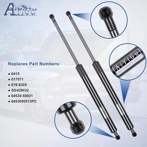 6415 Rear Hatch Shocks Struts Lift Gate Supports Gas Springs Compatible with 2001-2006 Lexus LS430, Pack of 2 PCS, Replace SG429032 in Saudi Arabia