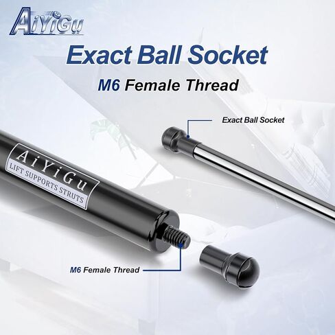 6415 Rear Hatch Shocks Struts Lift Gate Supports Gas Springs Compatible with 2001-2006 Lexus LS430, Pack of 2 PCS, Replace SG429032 in Saudi Arabia