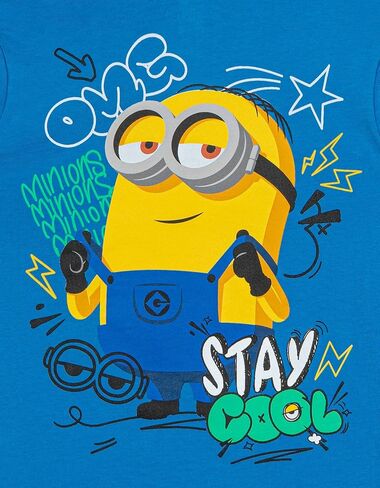 حزمة من 2 تي شيرت بأكمام طويلة من Minions مقاسات الأطفال الصغار إلى الأطفال الكبار (2T - 10-12) in Kuwait