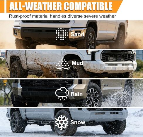 W&JWN دعامات تثبيت ضوء الغطاء العلوي متوافقة مع Toyota Tundra 2022 2023 2024 2025 دعامة إضاءة الخندق العلوي دعامة دعامة LED in Kuwait