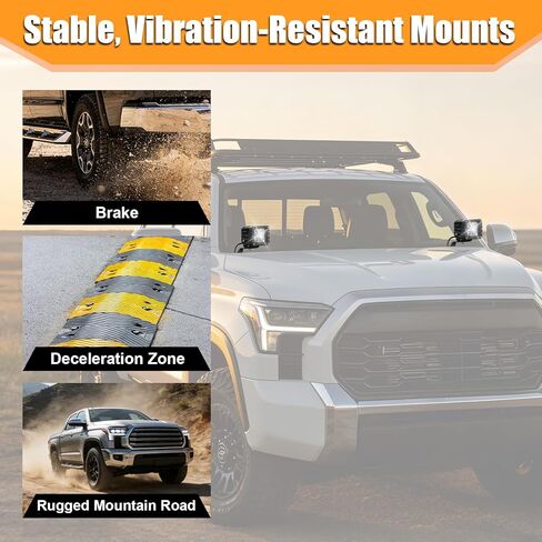 W&JWN دعامات تثبيت ضوء الغطاء العلوي متوافقة مع Toyota Tundra 2022 2023 2024 2025 دعامة إضاءة الخندق العلوي دعامة دعامة LED in Kuwait