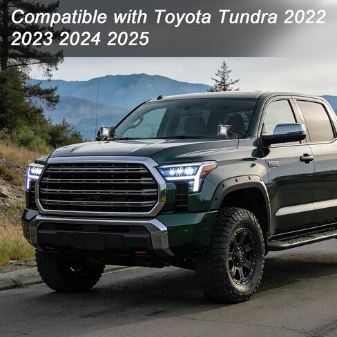 W&JWN دعامات تثبيت ضوء الغطاء العلوي متوافقة مع Toyota Tundra 2022 2023 2024 2025 دعامة إضاءة الخندق العلوي دعامة دعامة LED in Kuwait