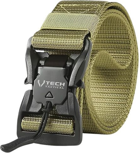 VTech Tactical Belt For Men - Adjustable Nylon Riggers Belt With Quick Release Magnetic Buckle, 1.5" Heavy Duty Work Belt in Saudi Arabia