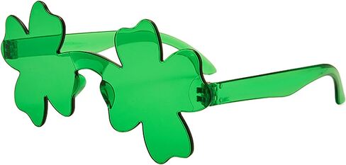 نظارات شمس القديس باتريك الأيرلندية شامروك باللون الأخضر بأربع أوراق البرسيم Leprechaun زي نظارات القديس باتريك in Kuwait