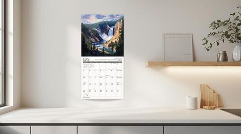 لوحات المتنزهات الوطنية 2026 | 12 × 12 بوصة | تقويم الحائط in Kuwait