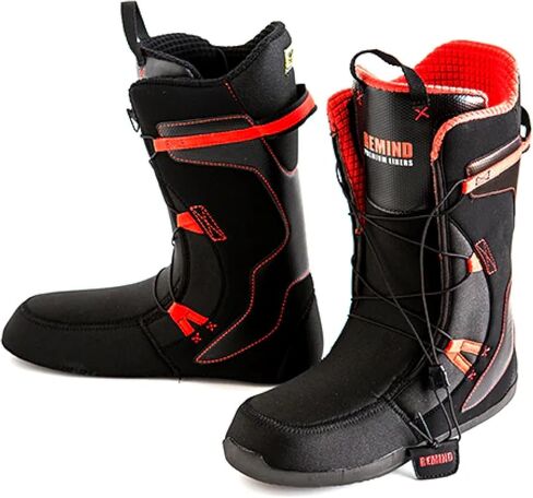 Remind Insoles The Solution Snowboard Boot Liner | Black & Red | Remedy Heat Moldable Insoles Included | High Performance | Lightweight Comfort | Mens Size 10-10.5 in Saudi Arabia