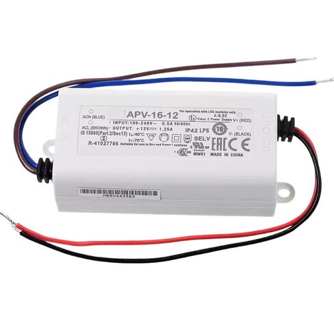 1pcs Power Supply APV-16 APV-16-5 APV-16-12 APV-16-15 APV-16-24 APV 16 16W(APV-16-15V) in Saudi Arabia