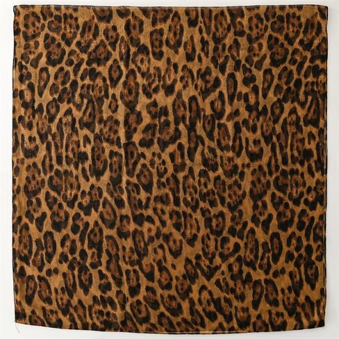 Leopard Print Scarf for Women Fashion Shawl Lightweight Wrap Scarves for Ladies Full Season in Kuwait