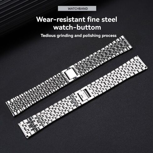 For Movado Museum 0606180 Men's Watch, 21mm Stainless Steel Bracelet Replacement, Solid Metal Band for Men, Original Style Watch Strap in Saudi Arabia
