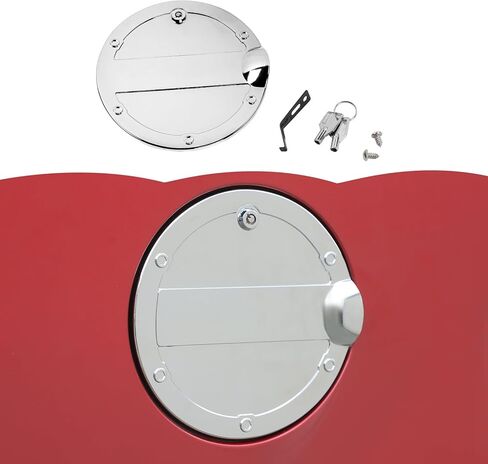 RT-TCZ Fuel Filler Door Locking Gas Tank Cap Cover Accessories for Ford F150 2015-2020 (Black) in Saudi Arabia