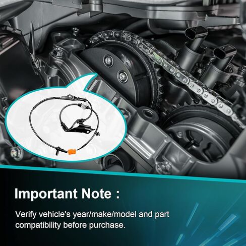 ABS Wheel Speed Sensor Front Left Right Honda Accord Acura TSX 2003 2004 2005 2006 2007 2008(2.4L 3.0L) Driver Passenger, 57450-SDC-013 57455-SDC-013 in Saudi Arabia