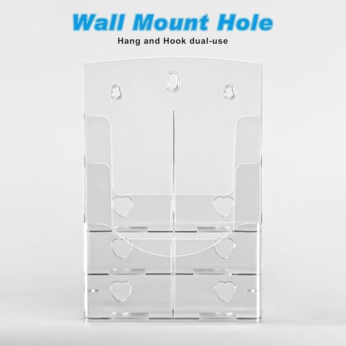 حامل كتيب أكريليك 8.5 × 11 بوصة، حامل عرض شفاف 3 طبقات تصميم خلفي مائل، حامل طاولة بلاستيكي حامل لافتة مع مقسم جدار جبل xydstay حامل كتيب أكريليك 8.5 × 11 بوصة، حامل عرض شفاف 3 طبقات تصميم خلفي مائل، حامل طاولة بلاستيكي S in Kuwait