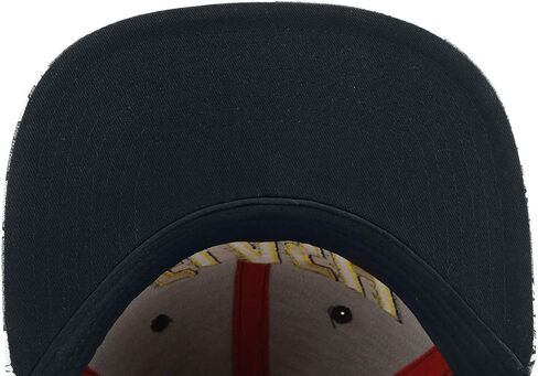 Bioworld Official Snapback- DC Comics Flash Halftone Snapback Hat مقاس واحد، أسود، مقاس واحد in Kuwait