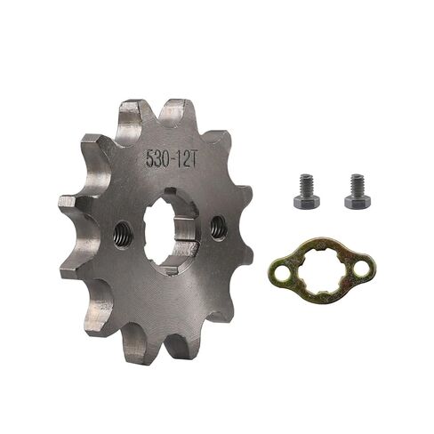 12T Teeth 20mm 530 Chain Front Sprocket Cog for 150cc-350cc Motorcycle ATV Dirt Pit Bike Go Kart in Kuwait
