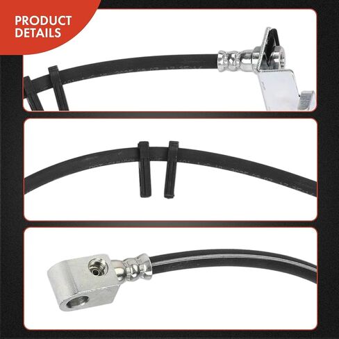 A-Premium Rear Center Brake Hydraulic Hose Compatible with Ford & Lincoln Models - F-150 F150 2004-2008, Mark LT 2006-2008 in Saudi Arabia