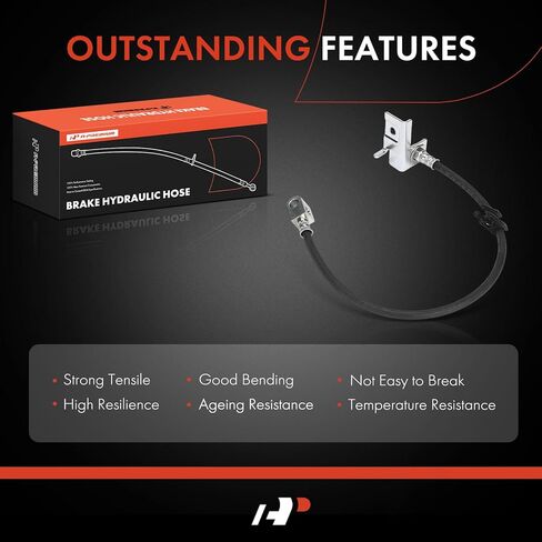 A-Premium Rear Center Brake Hydraulic Hose Compatible with Ford & Lincoln Models - F-150 F150 2004-2008, Mark LT 2006-2008 in Saudi Arabia