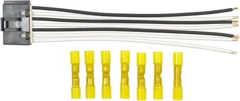 Front HVAC Blower Motor Resistor Connector for 1995-2009 Buick, Cadillac, Chevrolet, GMC, Isuzu, Oldsmobile, Pontiac, Saturn (without Automatic AC) in Saudi Arabia