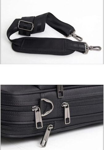 16 17 19 Inch Laptop Bag,Expandable Briefcase,Computer Men Women, Shoulder,Work Business(18.1x13.8x7.1 inch) in Saudi Arabia