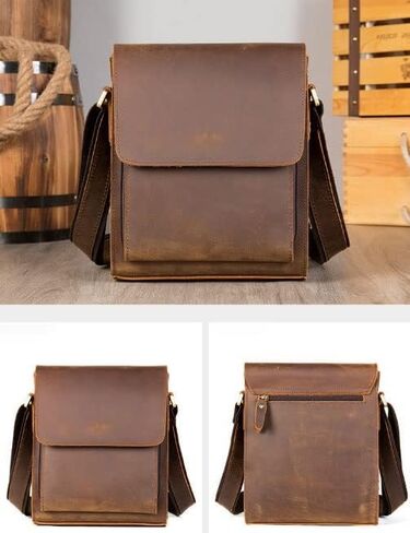 Water-Resistant Laptop Messenger Bag - Computer Shoulder Crossbody for Work, Travel, College(Coffee) in Saudi Arabia